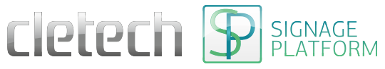 Cletech Signage Platform